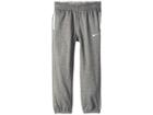 Nike Kids Thermal Pants At Cuff (toddler) (dark Gray Heather/white) Girl's Casual Pants