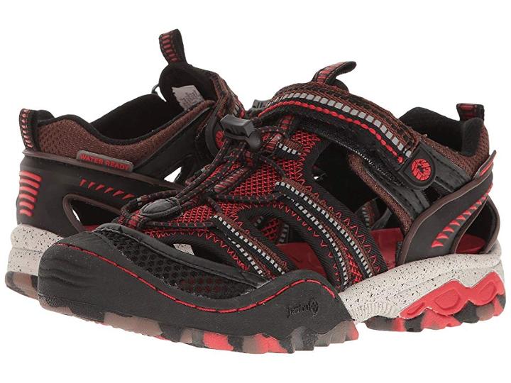 Jambu Kids Piranha (toddler/little Kid/big Kid) (brown/red) Boys Shoes