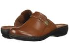 Clarks Leisa Carly (dark Tan Leather) Women's Shoes
