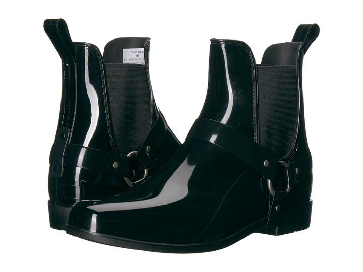 Lauren Ralph Lauren Tricia (black Solid Pvc) Women's Shoes