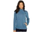 The North Face Crescent Full Zip Hoodie (provincial Blue Heather (prior Season)) Women's Sweatshirt