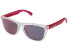 Oakley (a) Frogskins (matte Clear/matte Pink/iridium) Plastic Frame Fashion Sunglasses