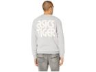 Asics Tiger Bl Sweat Crew (grey Heather) Men's Clothing
