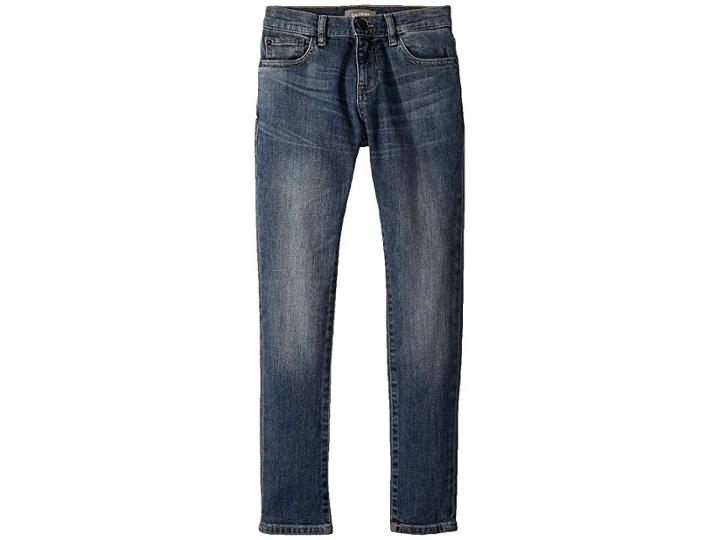 Dl1961 Kids Zane Mid Wash Super Skinny In Flex (big Kids) (flex) Boy's Jeans