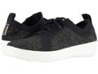 Fitflop F-sporty Uberknit Sneakers (black/metallic Bronze) Women's Lace Up Casual Shoes