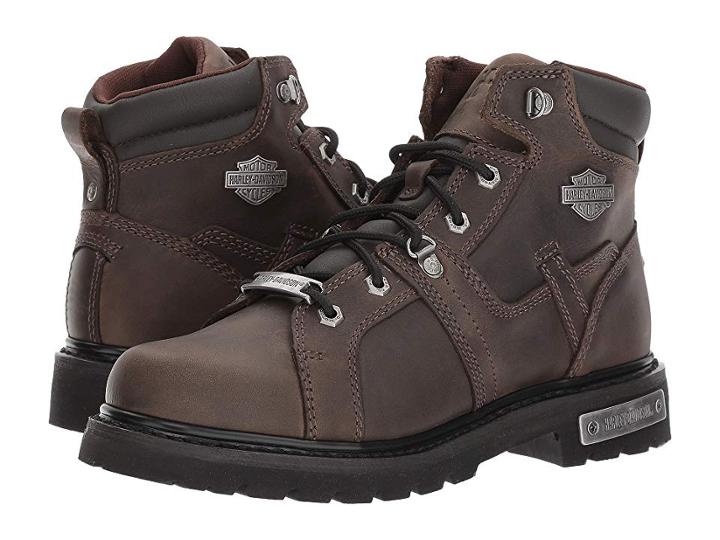 Harley-davidson Ruskin (olive) Men's Lace-up Boots