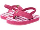 Polo Ralph Lauren Kids Theo (toddler) (active Pink Sportbuck W/ Pink & White Stripe) Girl's Shoes