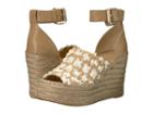 Marc Fisher Ltd Adalyn Espadrille Wedge (white/ambra Paleni/fine Stetson) Women's Wedge Shoes