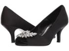 Caparros Oracle (black New Satin) Women's 1-2 Inch Heel Shoes