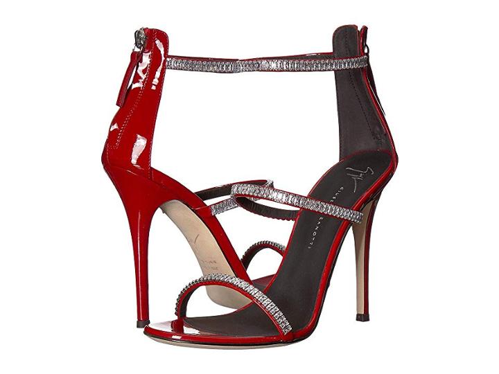 Giuseppe Zanotti I800080 (vernice Fiamma Come) Women's Sandals
