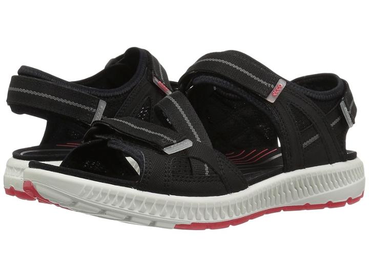 Ecco Sport Terra 3s Sandal (black/teaberry) Women's Sandals