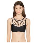 Body Glove Smoothies Ivy Top (black) Women's Swimwear