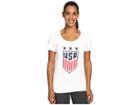 Nike Usa Crest Tee (white) Women's T Shirt
