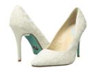 Blue By Betsey Johnson Clair (ivory Satin) High Heels