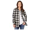 Pendleton Board Shirt (black/sandshell Buffalo Check) Women's Long Sleeve Button Up