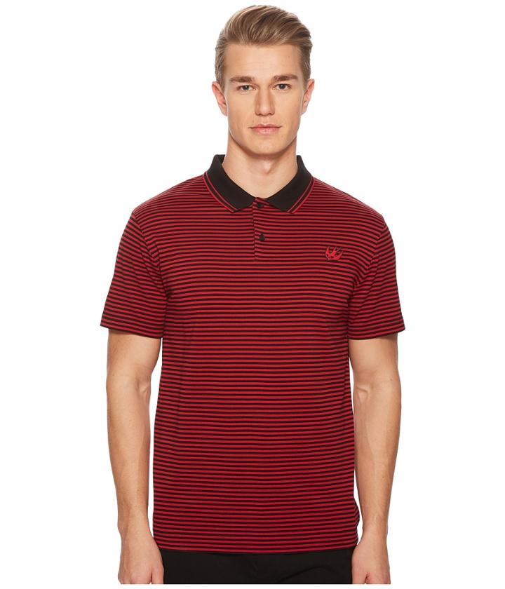 Mcq Clean Polo 01 (black/red) Men's Clothing