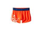Under Armour Kids Americana Play Up Shorts (toddler) (neon Coral) Girl's Shorts