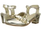 Pazitos Flower Band (little Kid/big Kid) (gold) Girl's Shoes