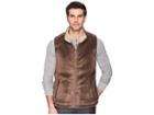 True Grit Pebble Pile Double Up Vest (coco) Men's Vest