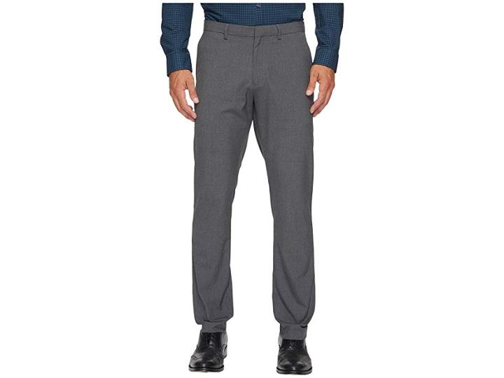 Calvin Klein Slim Fit End On End Bi-stretch Pants (cinder Block) Men's Casual Pants