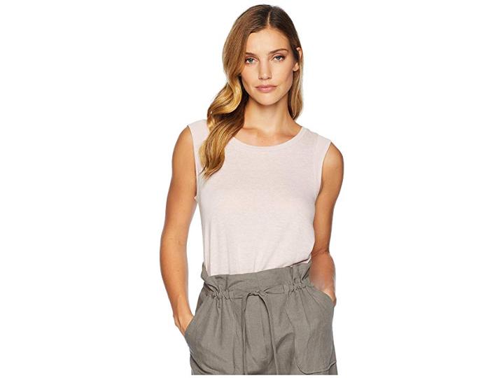 Alternative Eco Jersey Cap Sleeve Crew (eco Rose Quartz) Women's Clothing