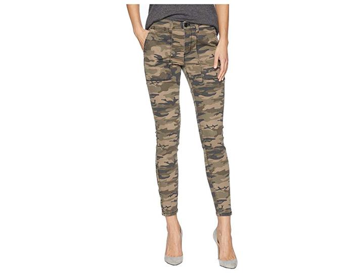 Sanctuary Fast Track Zip Chino Pants (human Nature Camo) Women's Casual Pants