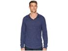 Lucky Brand Linen Hoodley (peacoat) Men's Sweatshirt