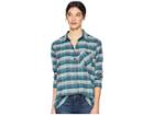 Burton Grace Flannel (balsam Sunset Plaid) Women's Clothing
