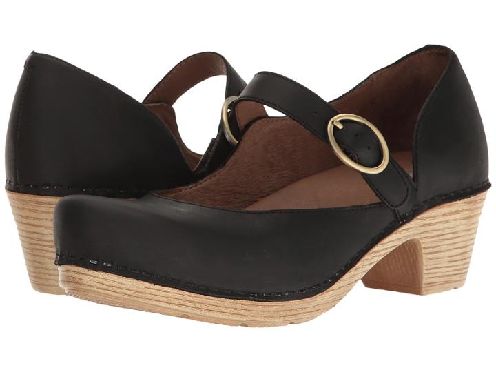 Dansko Missy (black Veg) Women's  Shoes