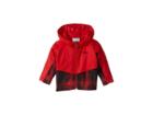 Columbia Kids Steens Mttm Overlay Hoodie (infant) (red Spark Twill Plaid/red Spark) Kid's Sweatshirt