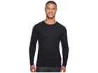 Hurley Icon Quick Dry Long Sleeve Surf Shirt Upf 50+ (black) Men's Swimwear