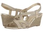 Adrianna Papell Alba (platino Elastic) Women's Wedge Shoes