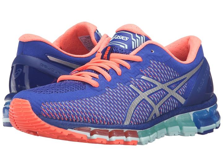 Asics Gel-quantum 360 Cm (asics Blue/white/flash Coral) Women's Running Shoes
