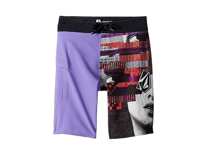 Volcom Kids Noa Noise Mod Boardshorts (big Kids) (purple Haze) Boy's Swimwear