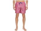 Vineyard Vines Linear Tropics Chappy Swim Trunk (sunset Pink) Men's Swimwear