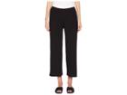 Eileen Fisher Straight Cropped Pants (black) Women's Casual Pants