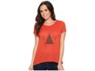 Roper 1430 Polyester Slub Jersey Short Sleeve Tee (orange) Women's Short Sleeve Pullover