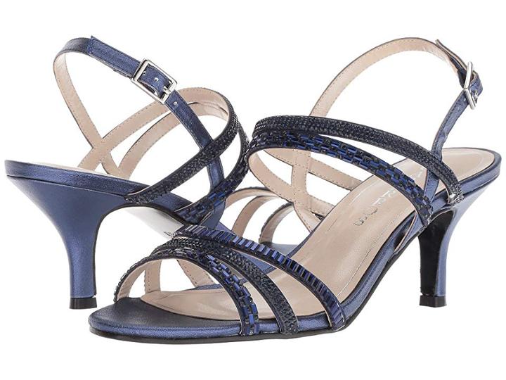 Caparros Nichole (navy Metallic) Women's Sandals