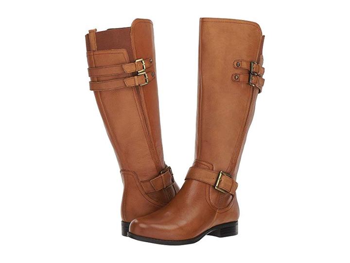 Naturalizer Jessie Wide Calf (banana Bread Wide Calf Leather) Women's Boots