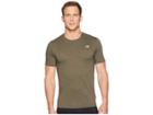 New Balance Heather Tech Short Sleeve (dark Covert Green) Men's T Shirt