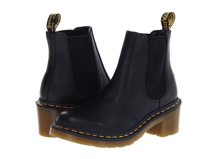 Dr. Martens Cadence Chelsea Boot (black Greasy) Women's Pull-on Boots