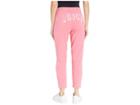 Juicy Couture Juicy Oversize Logo Pants (camelia Rose) Women's Casual Pants