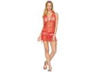 Luli Fama La Cabana T-back Mini Dress Cover-up (girl On Fire) Women's Swimwear