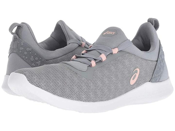 Asics Gel-fit Sana 4 (stone Grey/frosted Rose) Women's Shoes