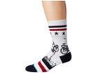 Stance Dare Devil (white) Men's Crew Cut Socks Shoes