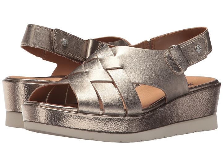 Earth Sunflower (wash Gold Metallic Leather) Women's  Shoes