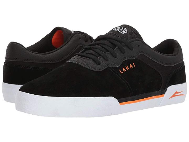 Lakai Staple (black/orange Suede) Men's Shoes