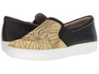 Naturalizer Marianne (black/gold Embroidered Fabric/leather) Women's Shoes