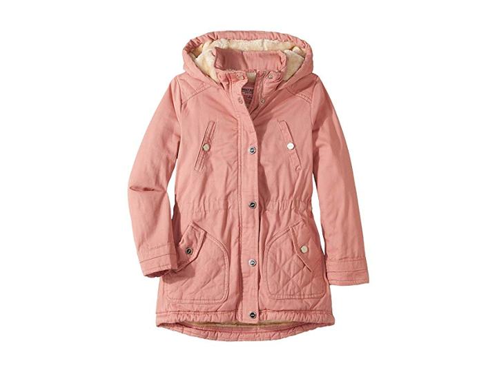 Urban Republic Kids Natasha Cotton Twill Anorak Jacket (little Kids/big Kids) (rose Smoke) Girl's Jacket
