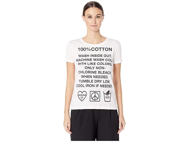 Moschino Cotton T-shirt (white) Women's T Shirt